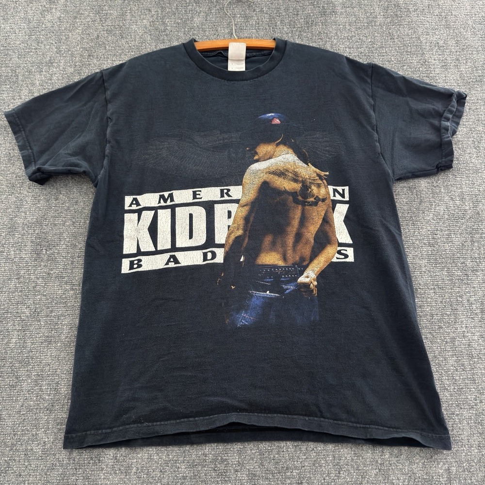 Vintage Kid Rock American Badass 2004 Tour Shirt Size Large